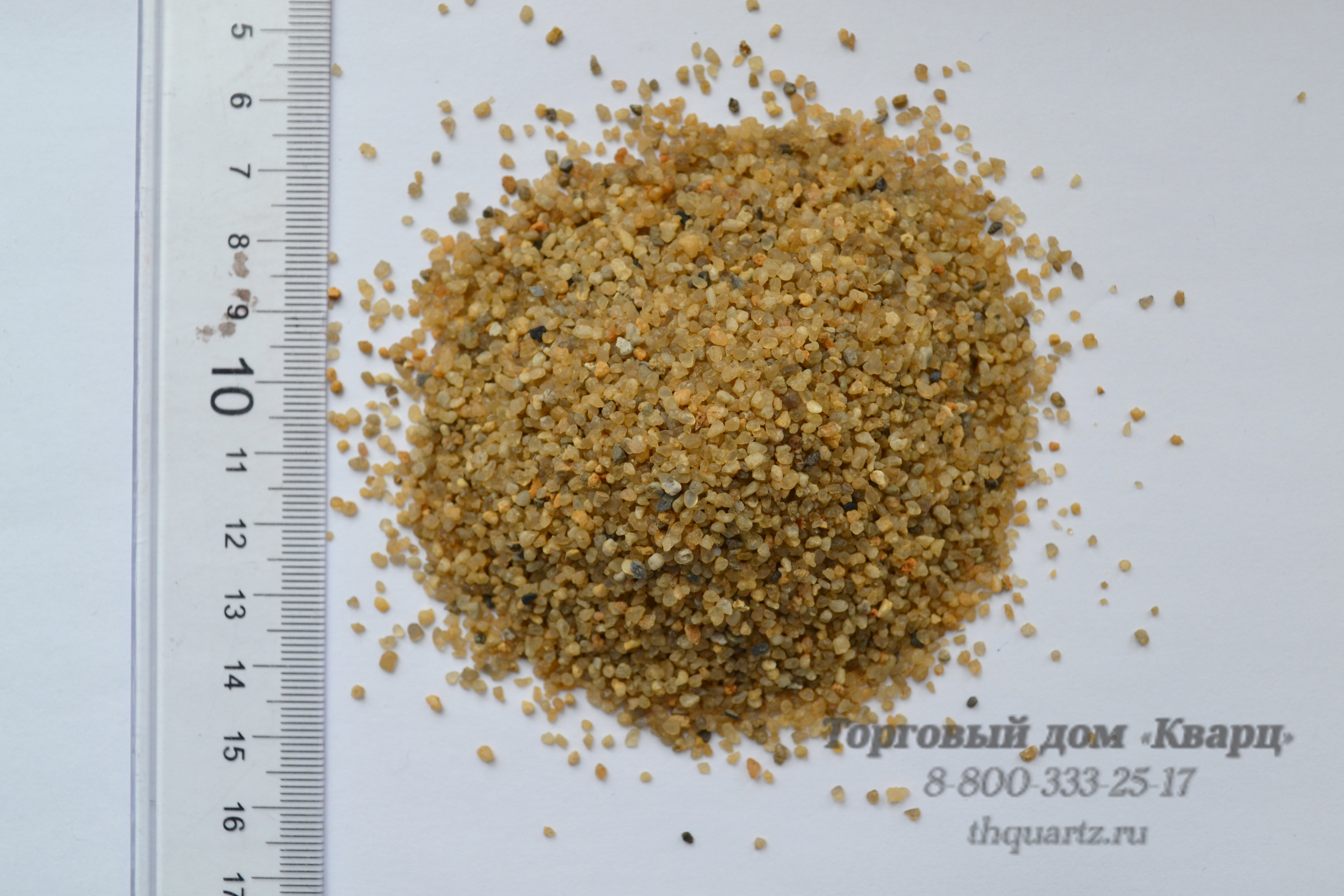 Окатанный кварцевый песок фракция 1-1,6 мм в Екатеринбурге